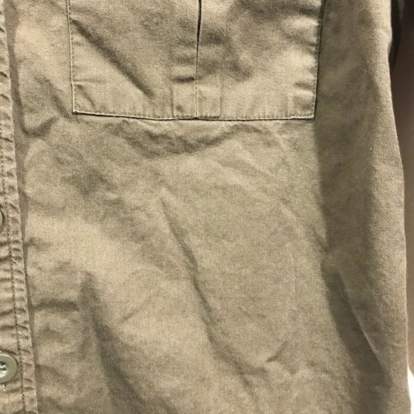 TopShop Floral Embroidered Olive Military Jacket - Picture 8 of 8